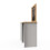 Timber Art Design UK Grey Dressing Table with 3 Drawers Stylish Bedroom Vanity Unit 6