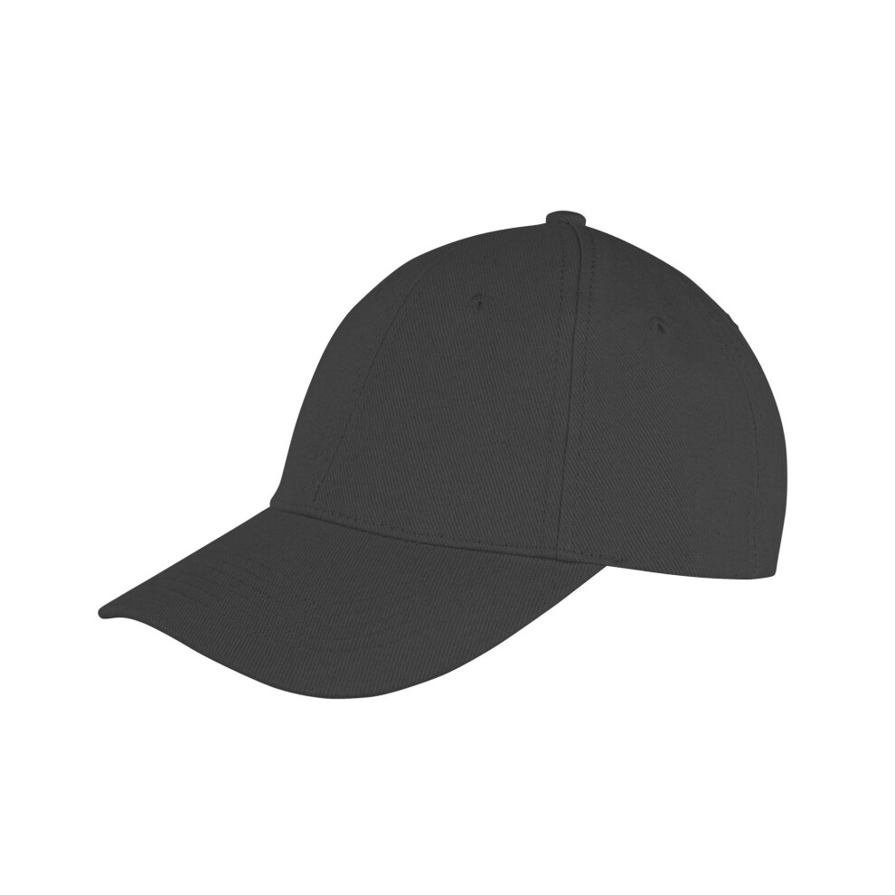 (One Size, Black) Result Headwear Memphis 6 Panel Brushed Cotton Low Profile Baseball Cap