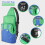 (C) For Nintendo Switch OLED Storage Bag Luig Mansion Style Protective Carrying 3