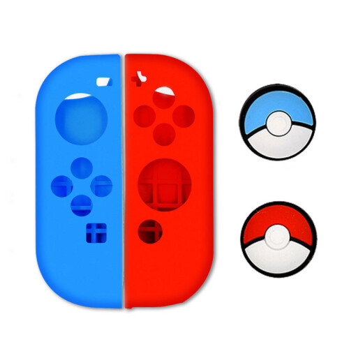 (7) Soft Silicone Case For Nintendo Switch Oled Joycon Controller ...