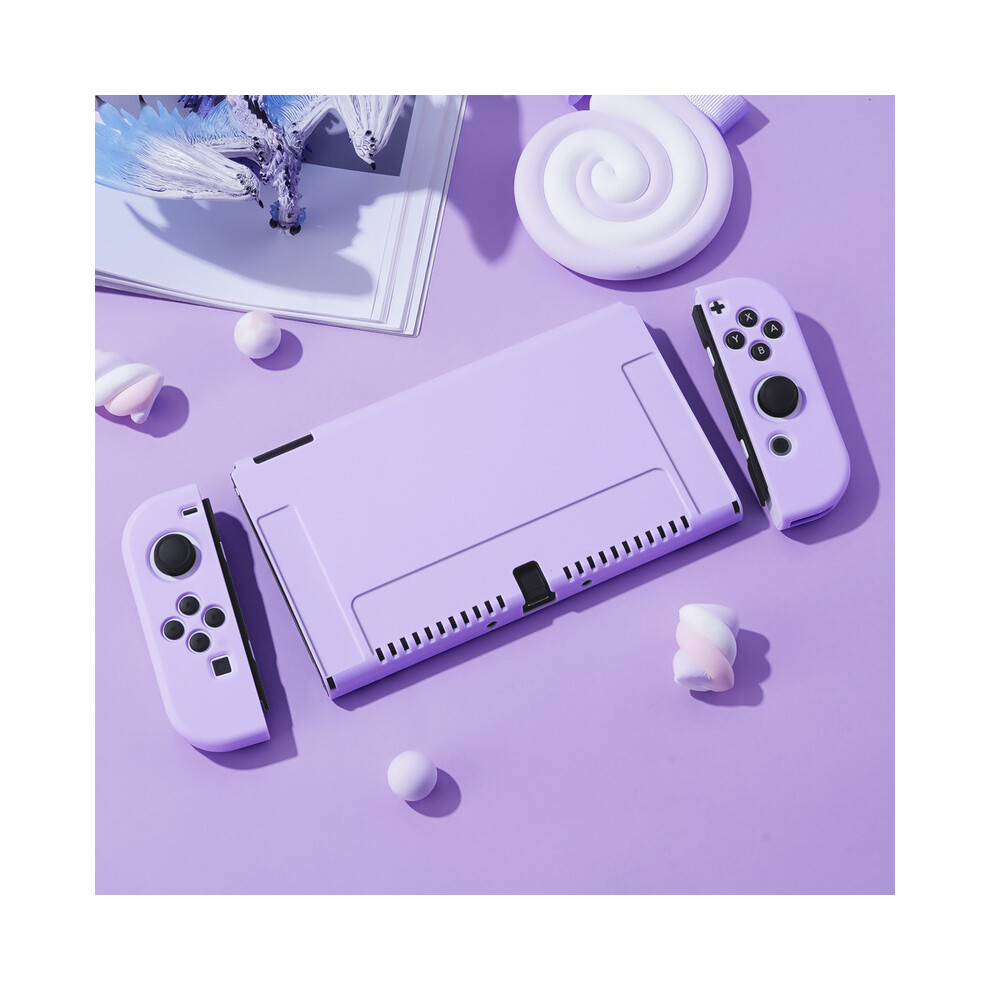 (Nintendo Switch, ) Protective Case Compatible With Nintendo Switch Oled Console And Joy-Cons, Purple 9369862640603
