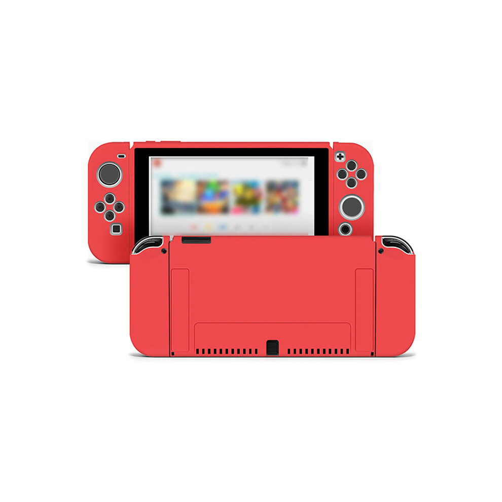 (Nintendo Switch, ) Protective Case Compatible With Nintendo Switch Oled Console And Joy-Cons, Red 9369862640542