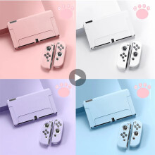 (For Lite Pink) Fundas Carcasa For Nintendo Switch & Lite & OLED Swich Swith Joy Con Joycon