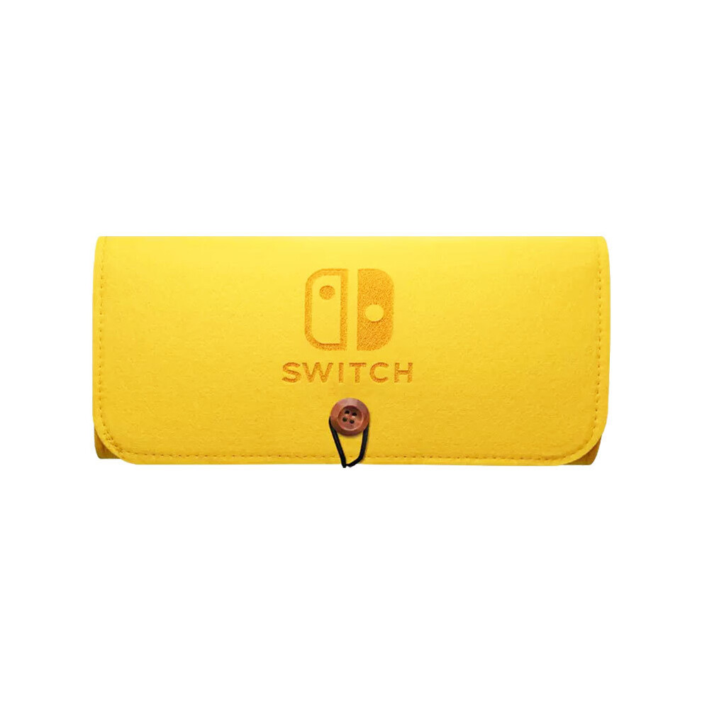 (Yellow) Portable Soft Felt Storage Bag For Nintendo Switch Oled Ns Game Console Yellow 9369862643000