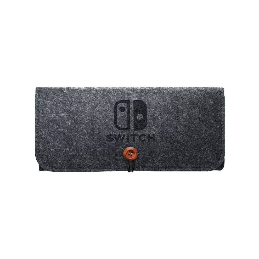 (Gray) Portable Soft Felt Storage Bag For Nintendo Switch Oled Ns Game Console Gray 9369862643048