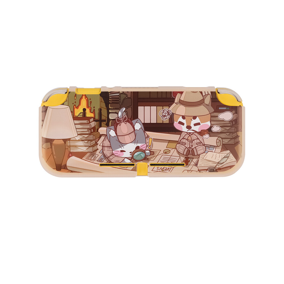 (K) Cute Transparent Hard Cover Crystal Shell Back Full Protector For Nintendo 9369862637832