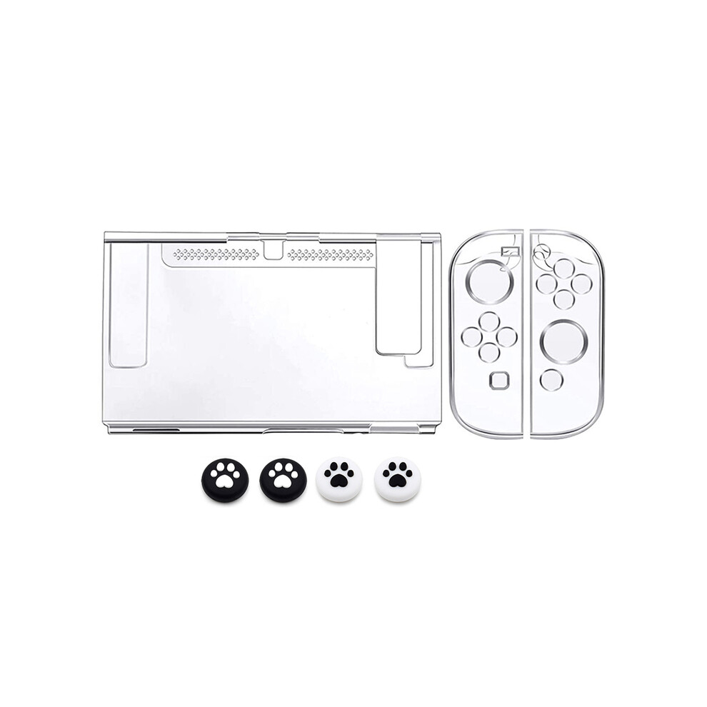 (Pack A) Transparent Crystal Clear Hard Case Shell Cover Protective For Nintendo 9369862638112