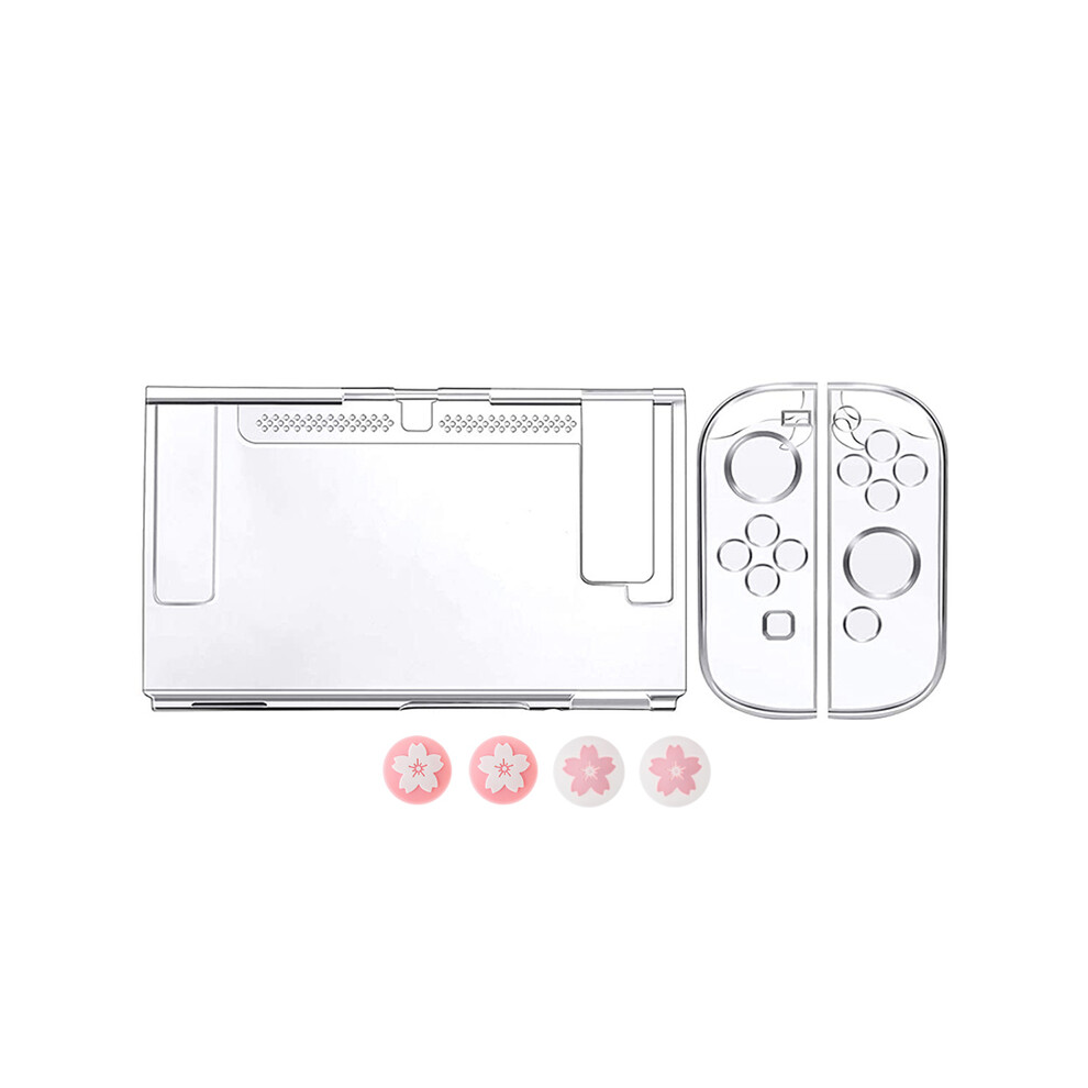 (Pack B) Transparent Crystal Clear Hard Case Shell Cover Protective For Nintendo 9369862638129