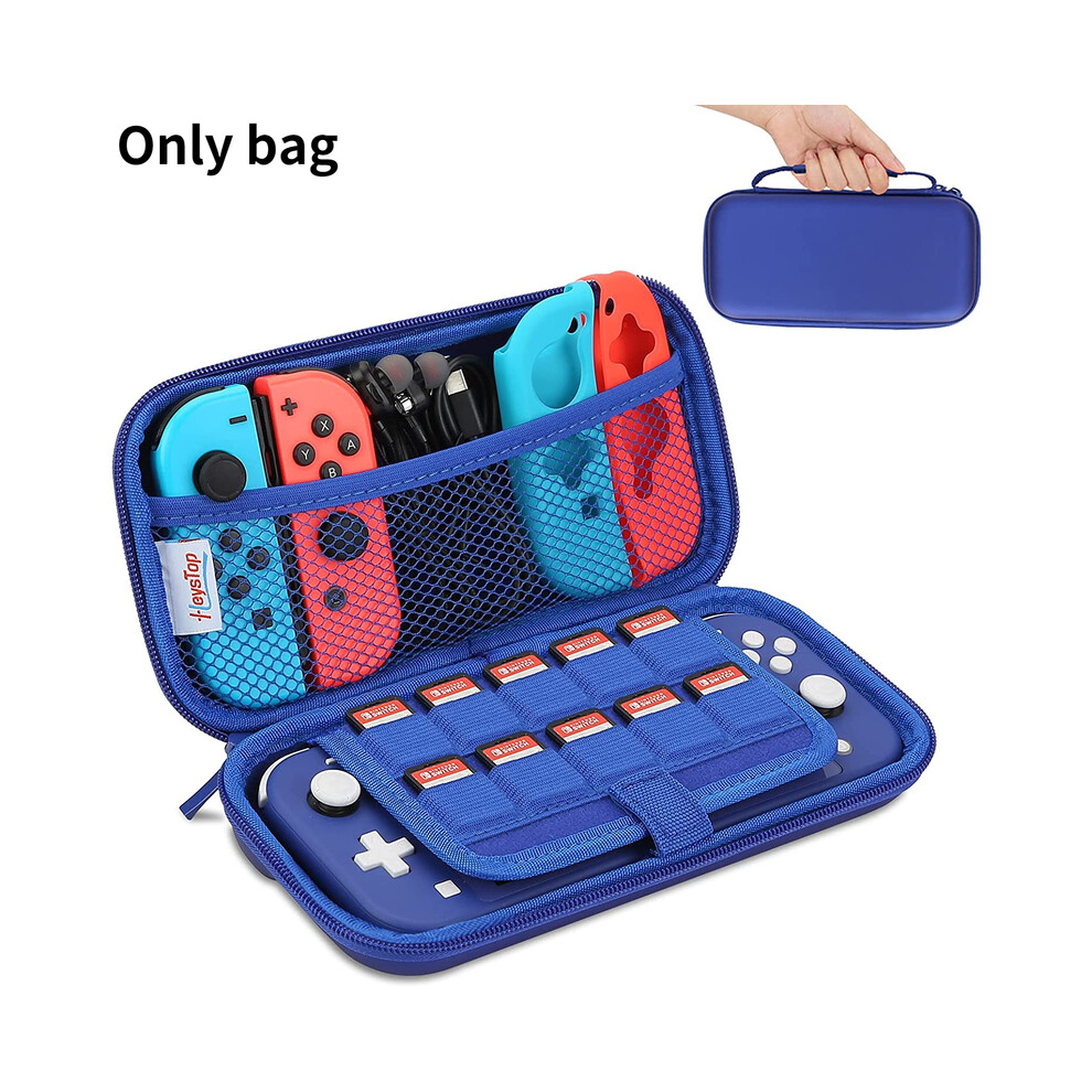 (Blue) Carrying Case Compatible With Nintendo Switch Lite, Portable Nintendo Blue 9369862638075