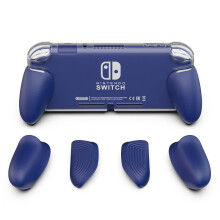(Blue) Skull & Co. GripCase Lite Protective Case Cover Shell with Replaceable