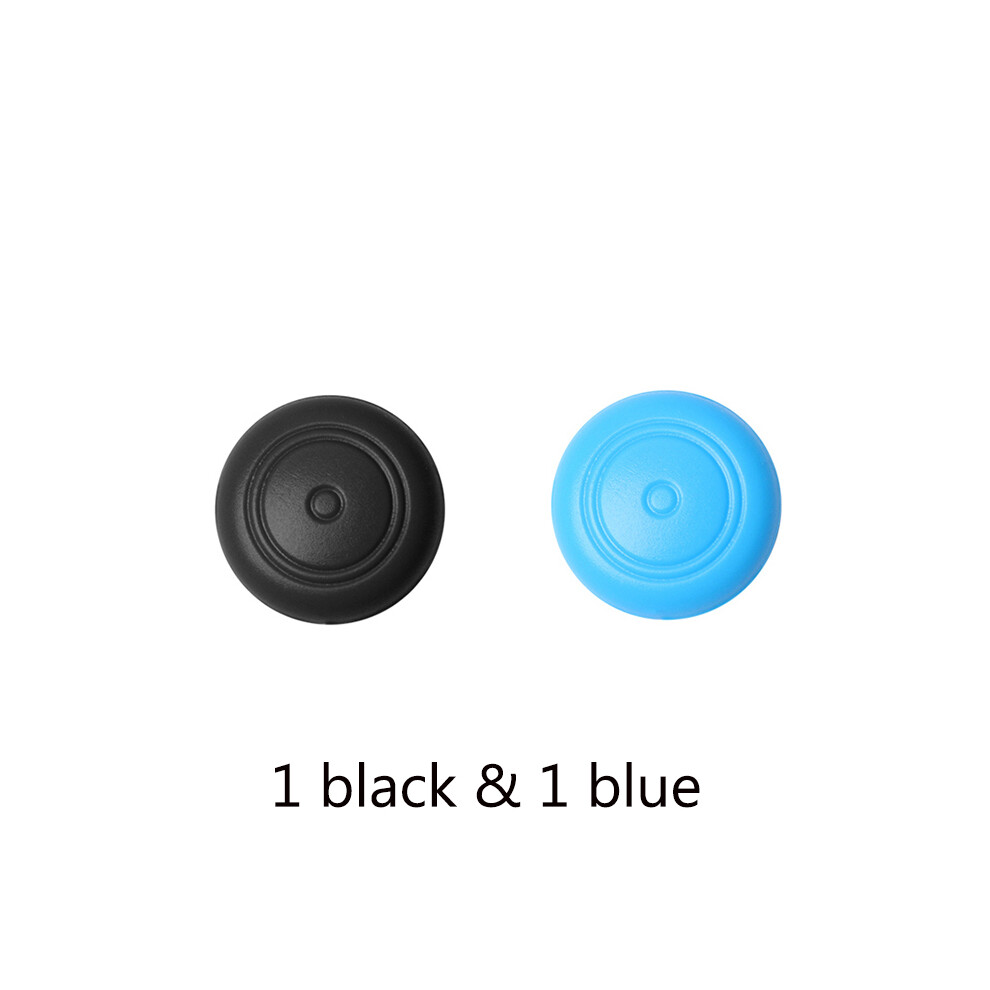 ( And Blue) 2Pcs Thumbstick Grip Caps For Nintend Switch Oled Lite Joy Con Controller Black/Blue 9369862630444