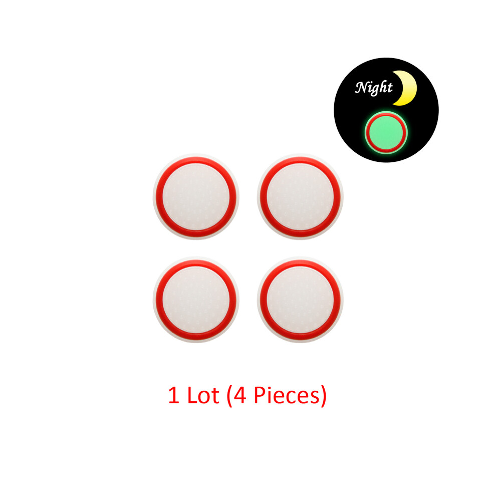 (Red) 4 Piece Joystick Cap Soft Silicone Thumbstick Grips For Sony Playstation Red 9369862631144