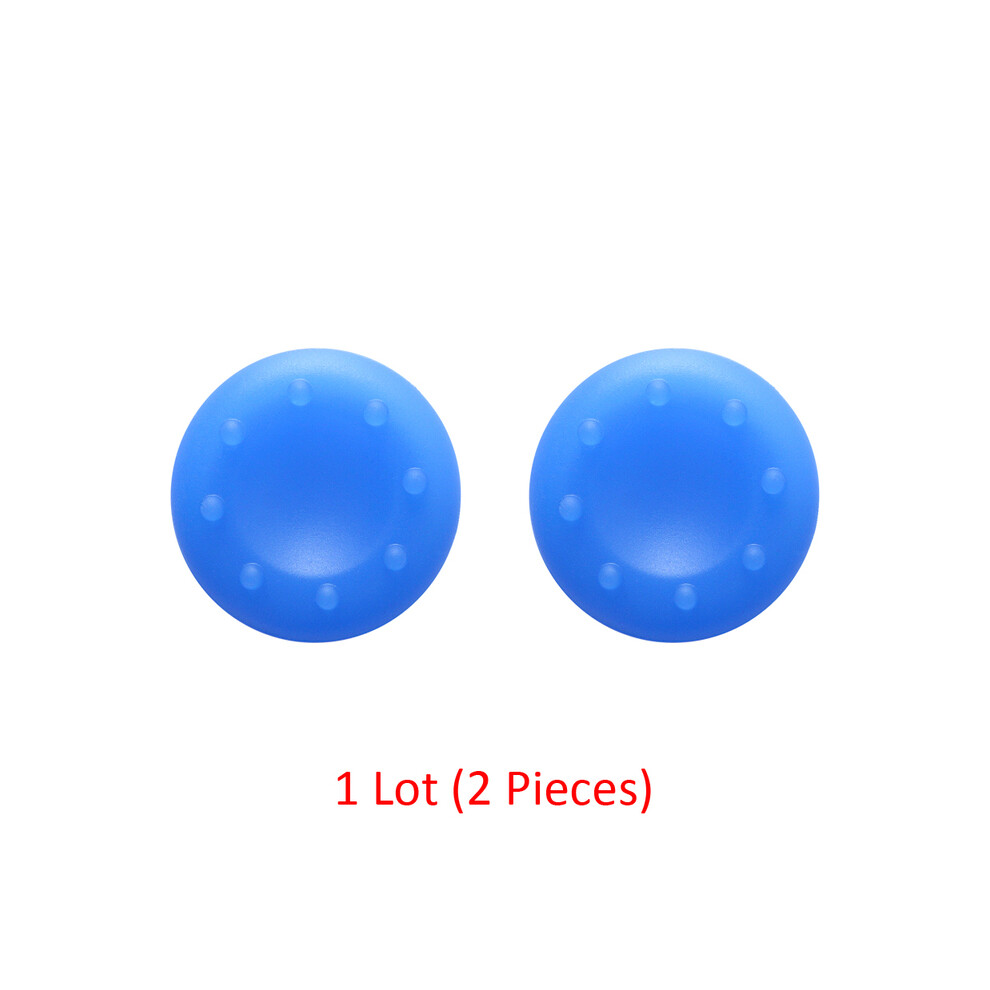 (Blue) Silicone Joystick Caps Controller Thumb Stick Grips For Sony Playstation Blue 9369862631083