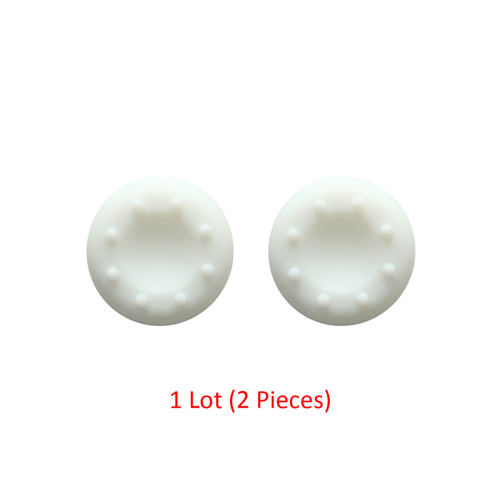 (White) Silicone Joystick Caps Controller Thumb Stick Grips For Sony Playstation White 9369862631113