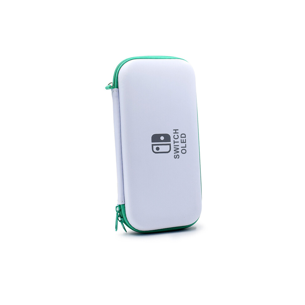 (Green) Case For Nintendo Switch Oled Console Carrying Case Protective Pouch Hard Green 9369862631663