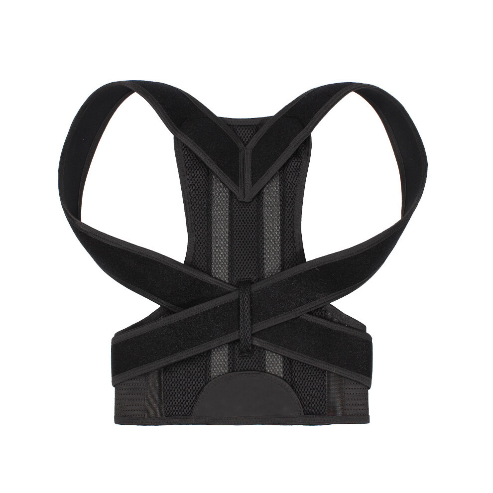 Maxpower (Xl) Adjustable Back Posture Correction With Steel Plate Brace Back Support