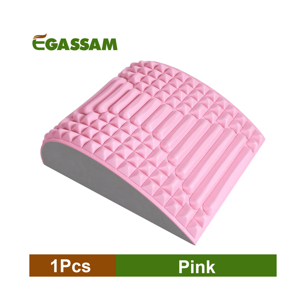 Maxpower Pink (Pink) Back Stretcher Lower Back Pain Relief Device Back Cracker Back Massager,