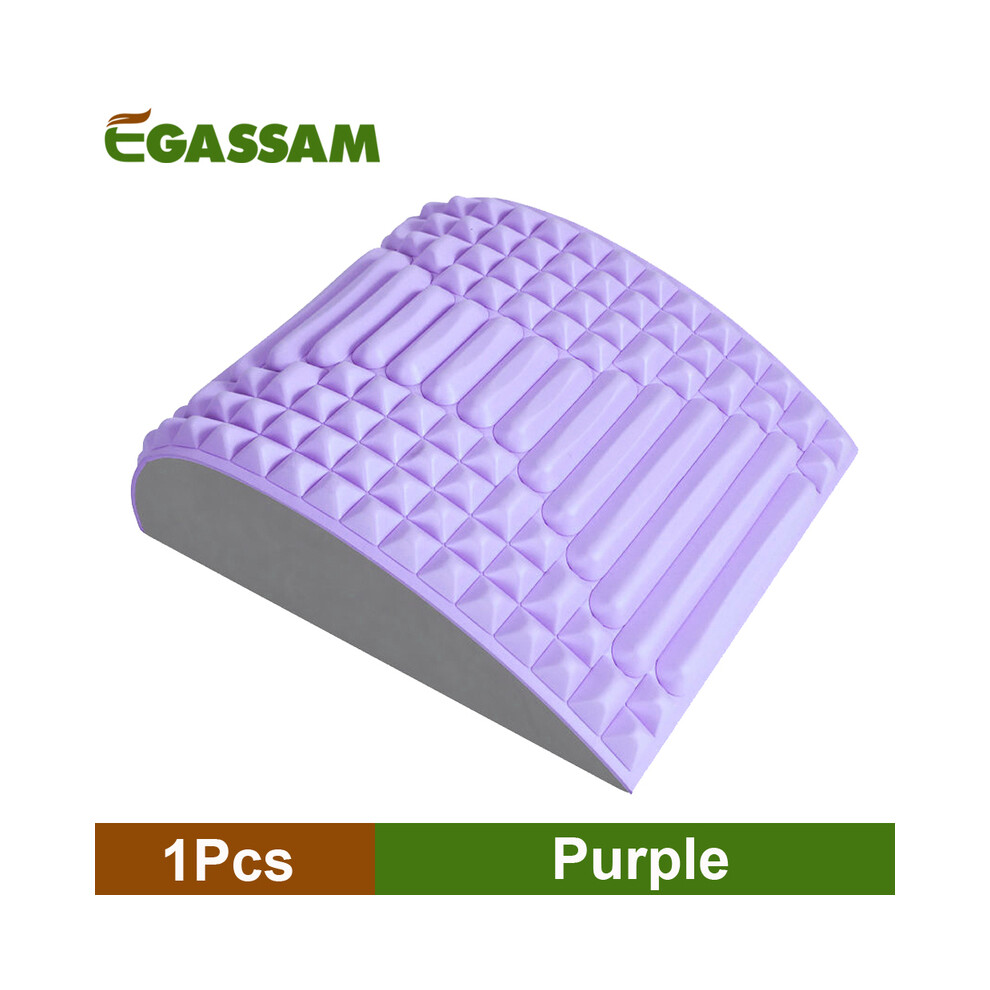 Maxpower Purple (Purple) Back Stretcher Lower Back Pain Relief Device Back Cracker Back Massager,