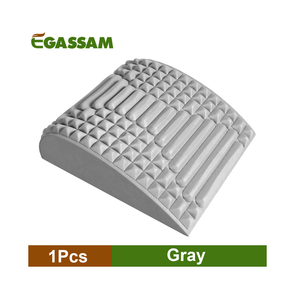 Maxpower Gray (Gray) Back Stretcher Lower Back Pain Relief Device Back Cracker Back Massager,
