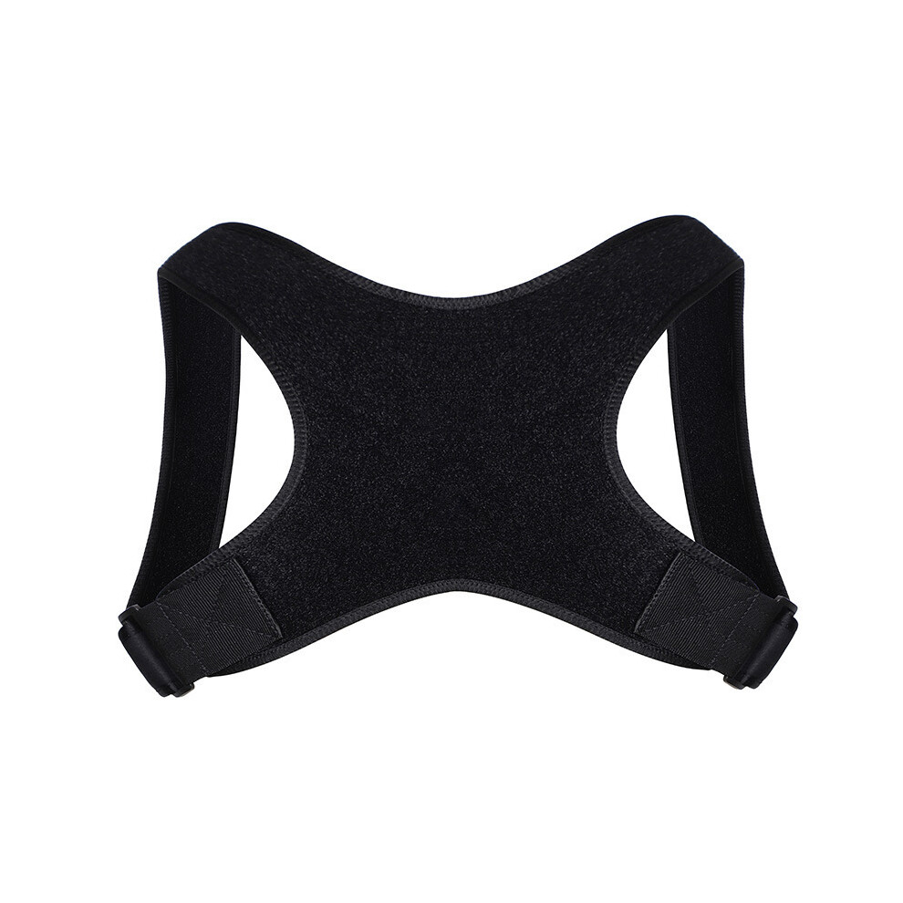 Maxpower (S, Black) Posture Corrector Invisible Adjustable Back Clavicle Correction Belt Men