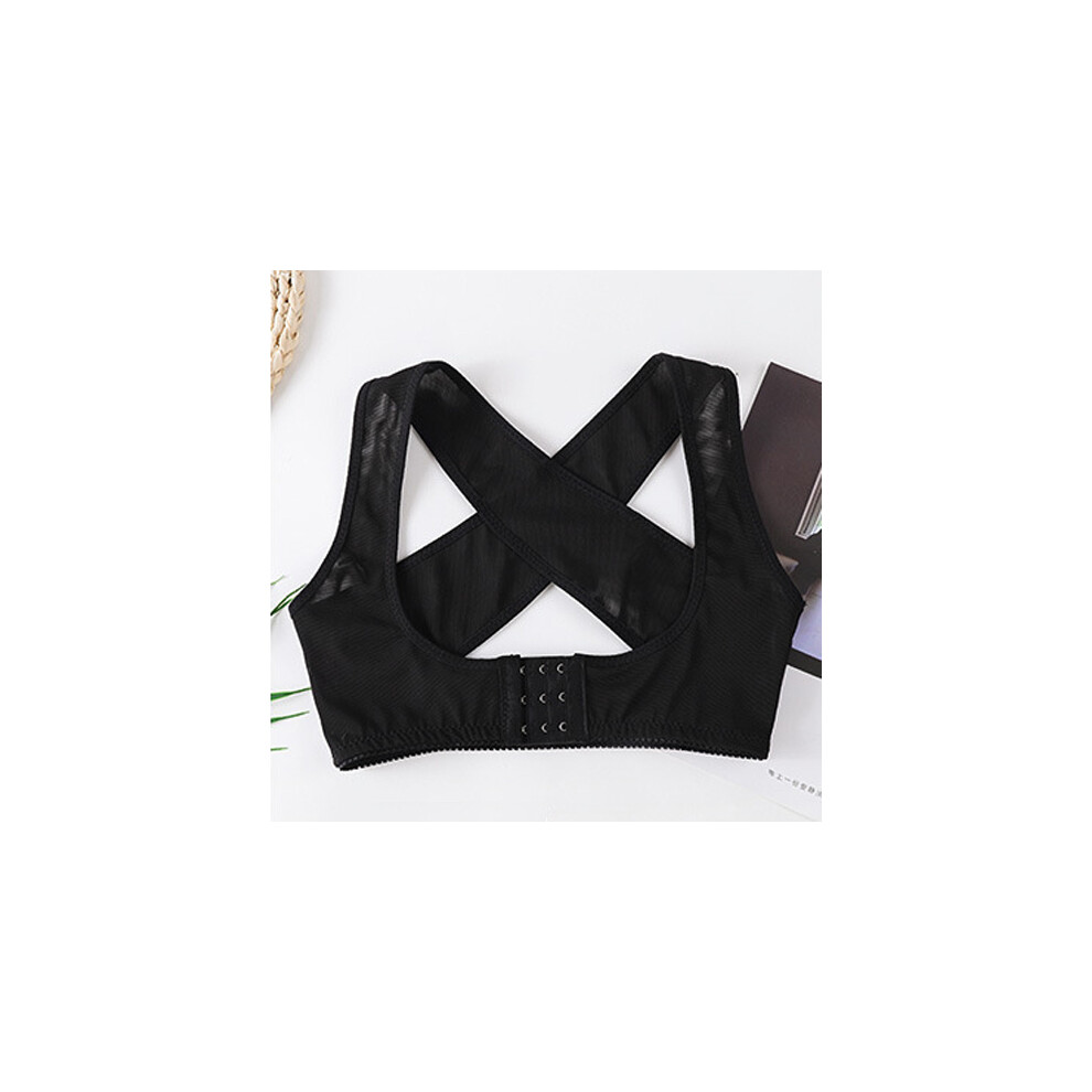Maxpower (2Xl, Bk) Posture Corrector Back Support Belt Shoulder Brace Chest Lift Body Shaper