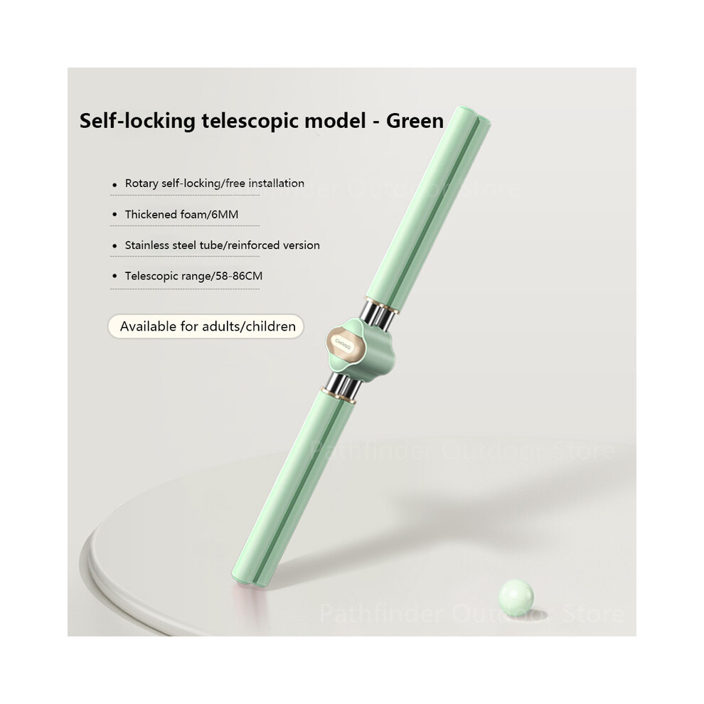 Photos - Braces / Splint / Support MAXPOWER  Adjustable Yoga Sticks Stretching Humpback Correction Stick Open Shoulder (Green with packing)