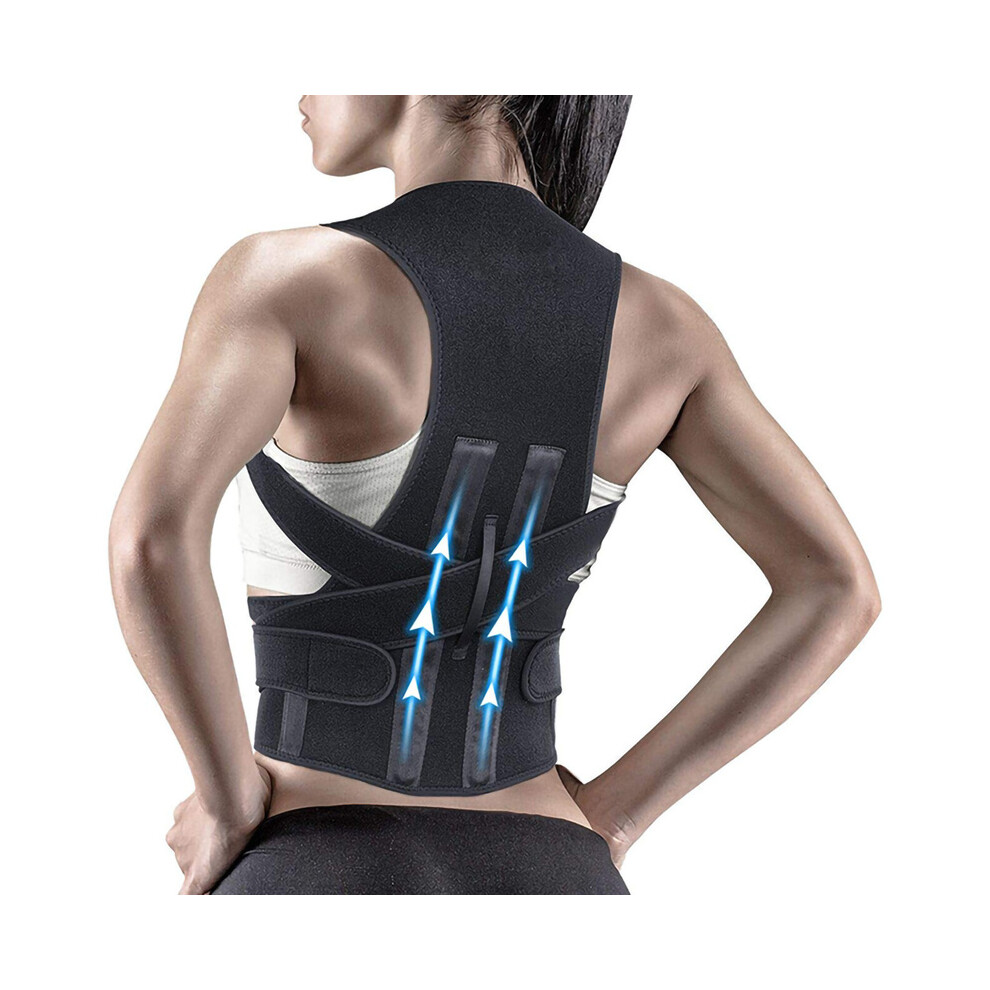 Maxpower (Xl) Alloy Bar Posture Corrector Scoliosis Back Brace Spine Corset Shoulder