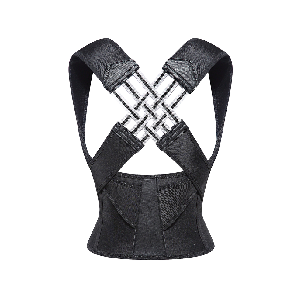 Maxpower Black (S, ) Stock Adjustable Back Posture Corrector Belt Women Men Prevent Slouching