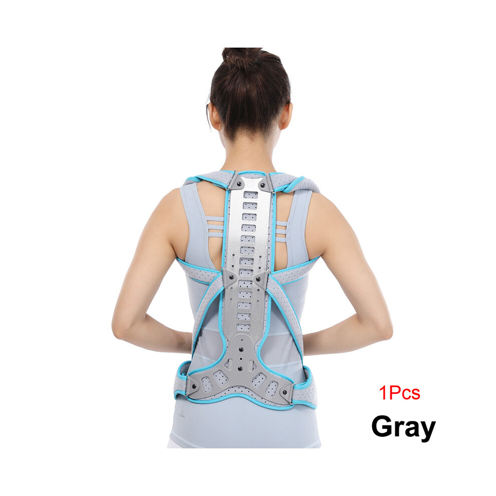 Maxpower (S, Gray) Posture Corrector Back Support Comfortable Back And Shoulder Brace For