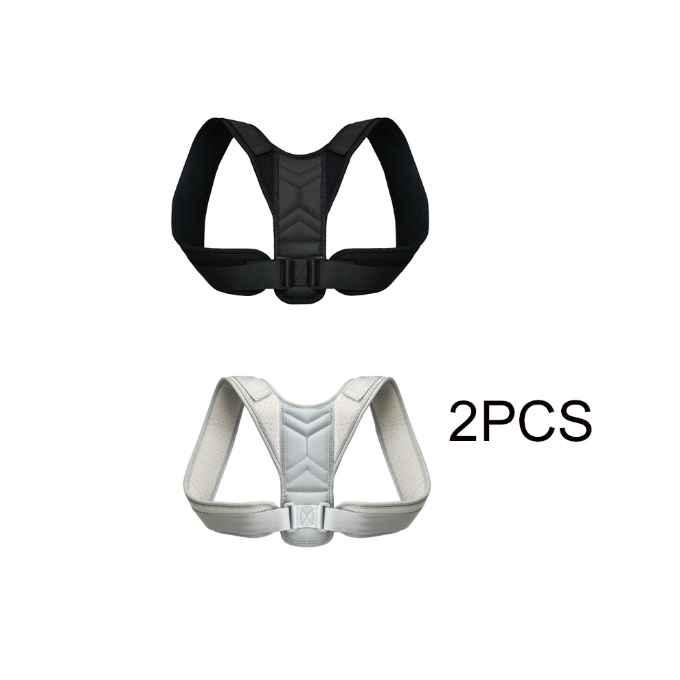 Photos - Braces / Splint / Support MAXPOWER  Women and Men Back Collarbone Correction Belt Men and Women Anti Hunchback (xL, 2PCS)