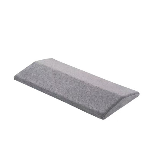 (60x24x4cm, Grey) Lumbar Support Pillow, Back Support Memory Foam Pillow For Sleeping In