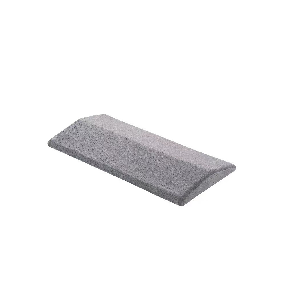 Maxpower Grey (60X24x4cm, ) Lumbar Support Pillow, Back Support Memory Foam Pillow For Sleeping In