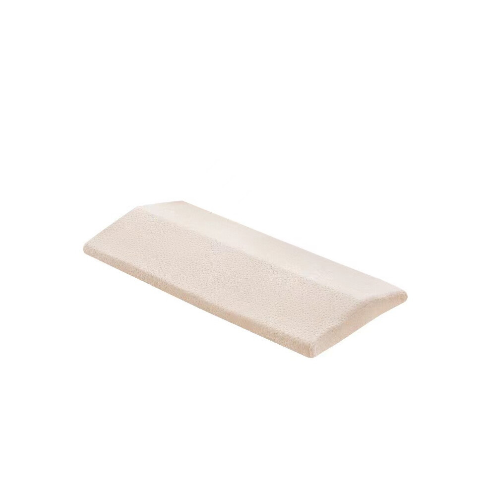 Maxpower Cream/Yellow (60X24x4cm, -Yellow) Lumbar Support Pillow, Back Support Memory Foam Pillow For Sleeping In