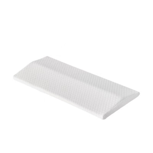 (60x24x4cm, White) Lumbar Support Pillow, Back Support Memory Foam Pillow For Sleeping In