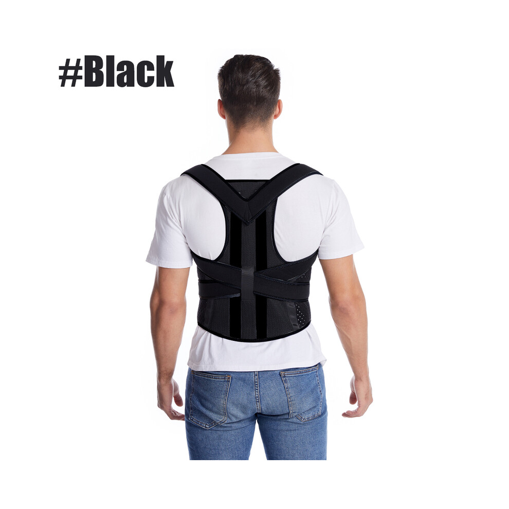 Maxpower Black (Xxxl, ) Invisible Chest Posture Corrector Scoliosis Back Brace Spine Belt Shoulder