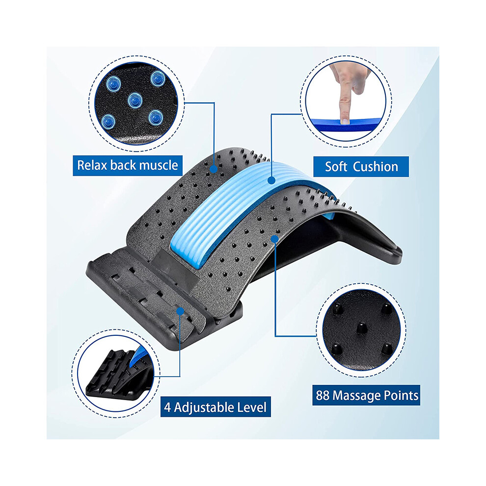 Maxpower (C) Posture Corrector Stretcher Fitness Lumbar Support For Pain Relief Back