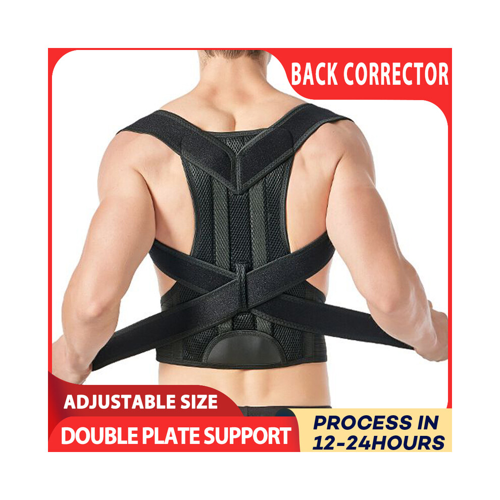 Maxpower (4Xl) Adjustable Clavicle Posture Corrector Men Woemen Upper Back Brace Shoulder