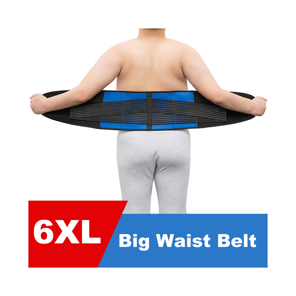 (xxL) 6XL Medical Bone Lumbar Support Back Brace Posture Corrector Waist Trimmer
