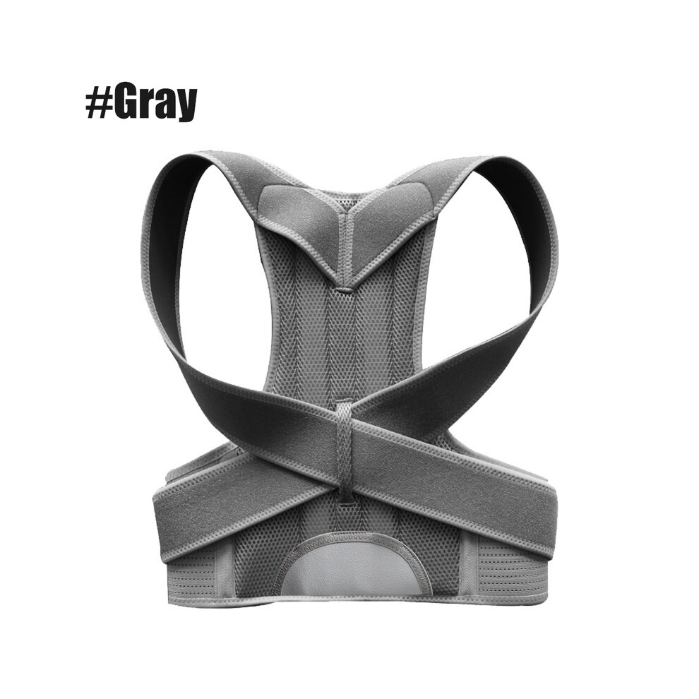 Maxpower Gray (Xxl, ) Posture Corrector For Women And Man,Back Brace Support Straightener,Shoulder
