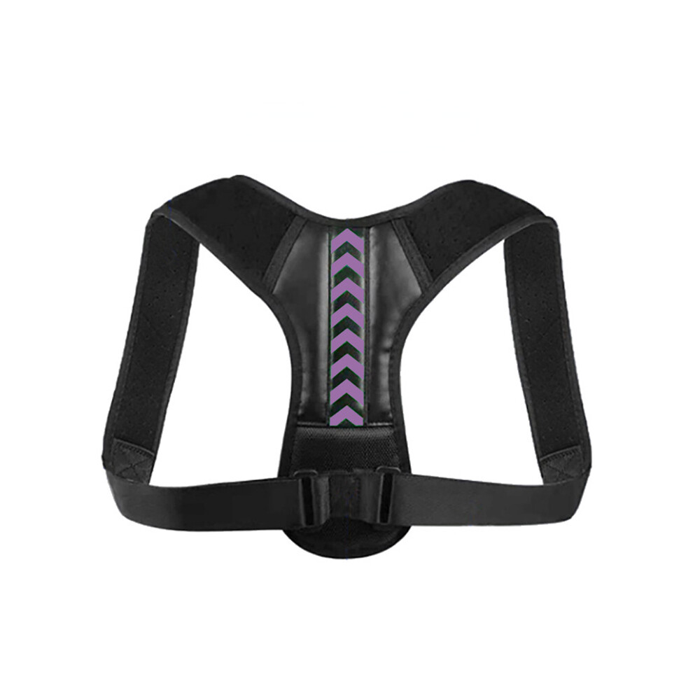 Maxpower Black/Purple (Xl, Purple) Back Posture Corrector Anti-Camel Correction Belt Sitting Posture Correction