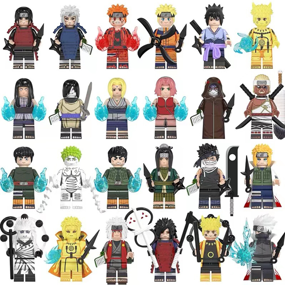 Photos - Action Figures / Transformers  Naruto Minifigures Kid's Toys Fit Lego(24PCS-C+D+E)