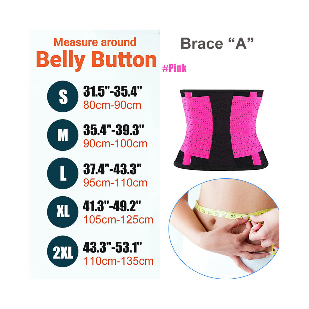 Maxpower (S, Pink) Back Brace Immediate Relief From Back Pain, Herniated Disc, Sciatica,