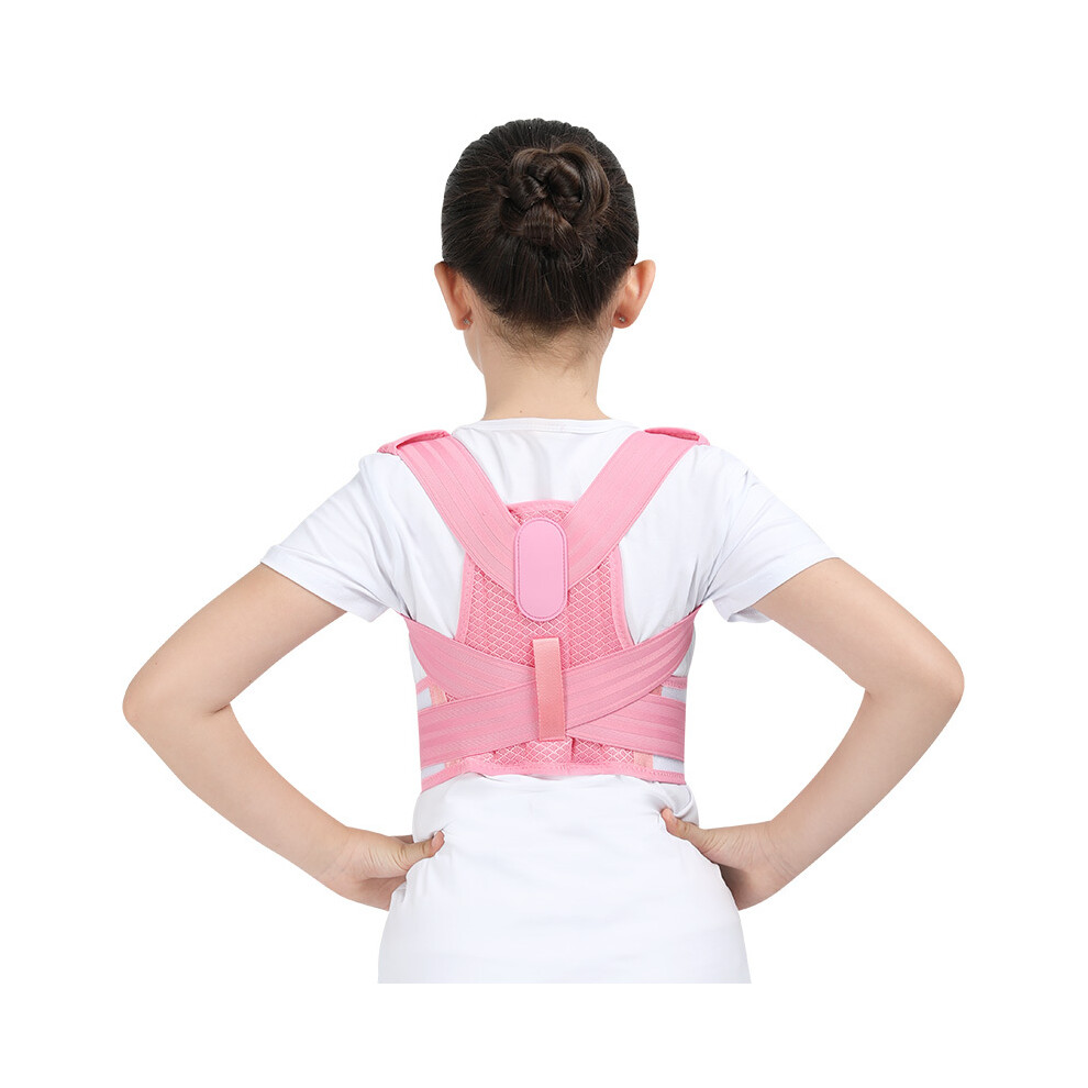 Maxpower Pink (L, ) Children Back Posture Corrector Orthopedic Corset Shoulder Lumbar Wasit