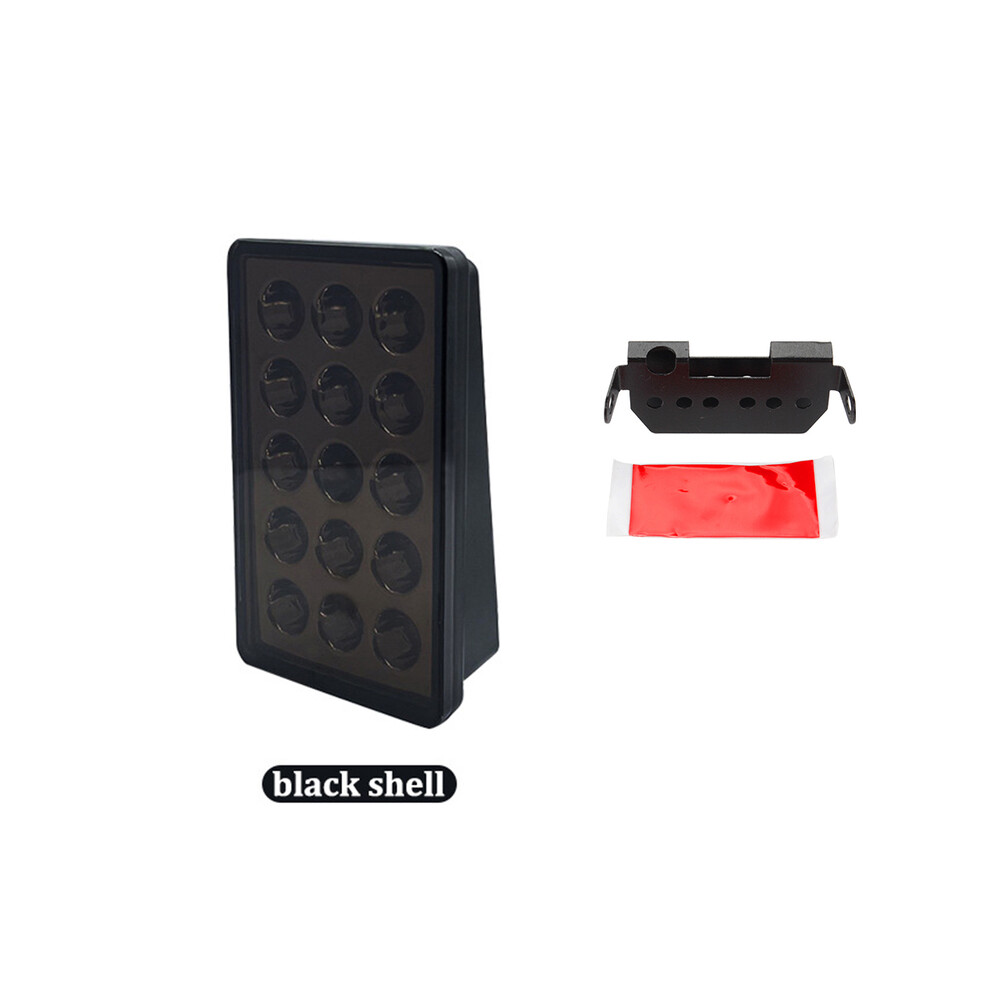 (1Pcs Balck) F1 Style Led Brake Pilot Lights 12V 15Led Rear Tail Lights Auto Flash 9369862566231