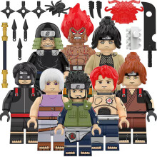 (8PCS-O) Naruto Minifigures Kid's Toys Fit Lego