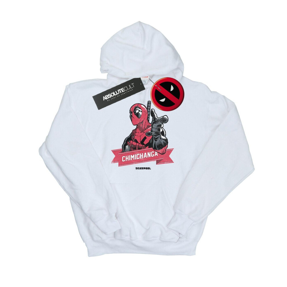 Deadpool Chimichanga Finger Hoodie