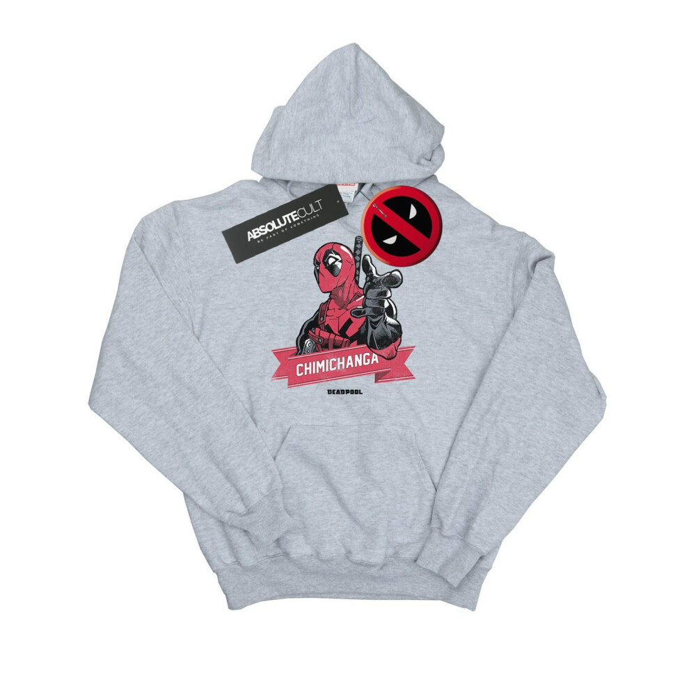 Deadpool Chimichanga Finger Hoodie