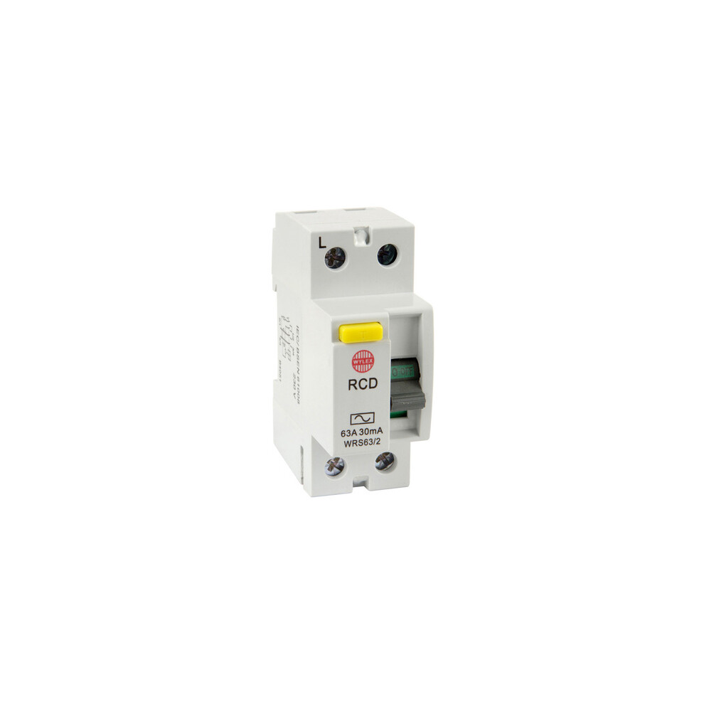 WYLEX 63A 300mA double pole RCD