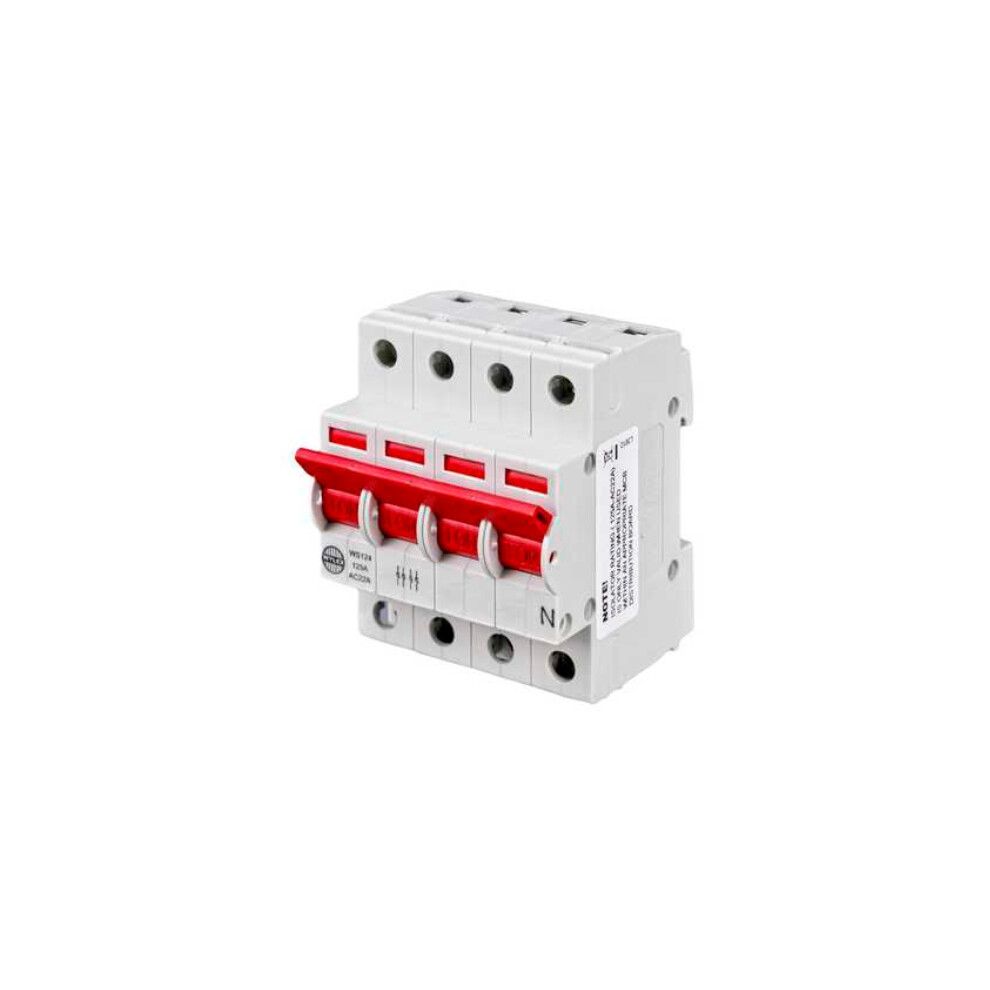 WYLEX WS104 4 POLE 4 MODULE SWITCH 100A