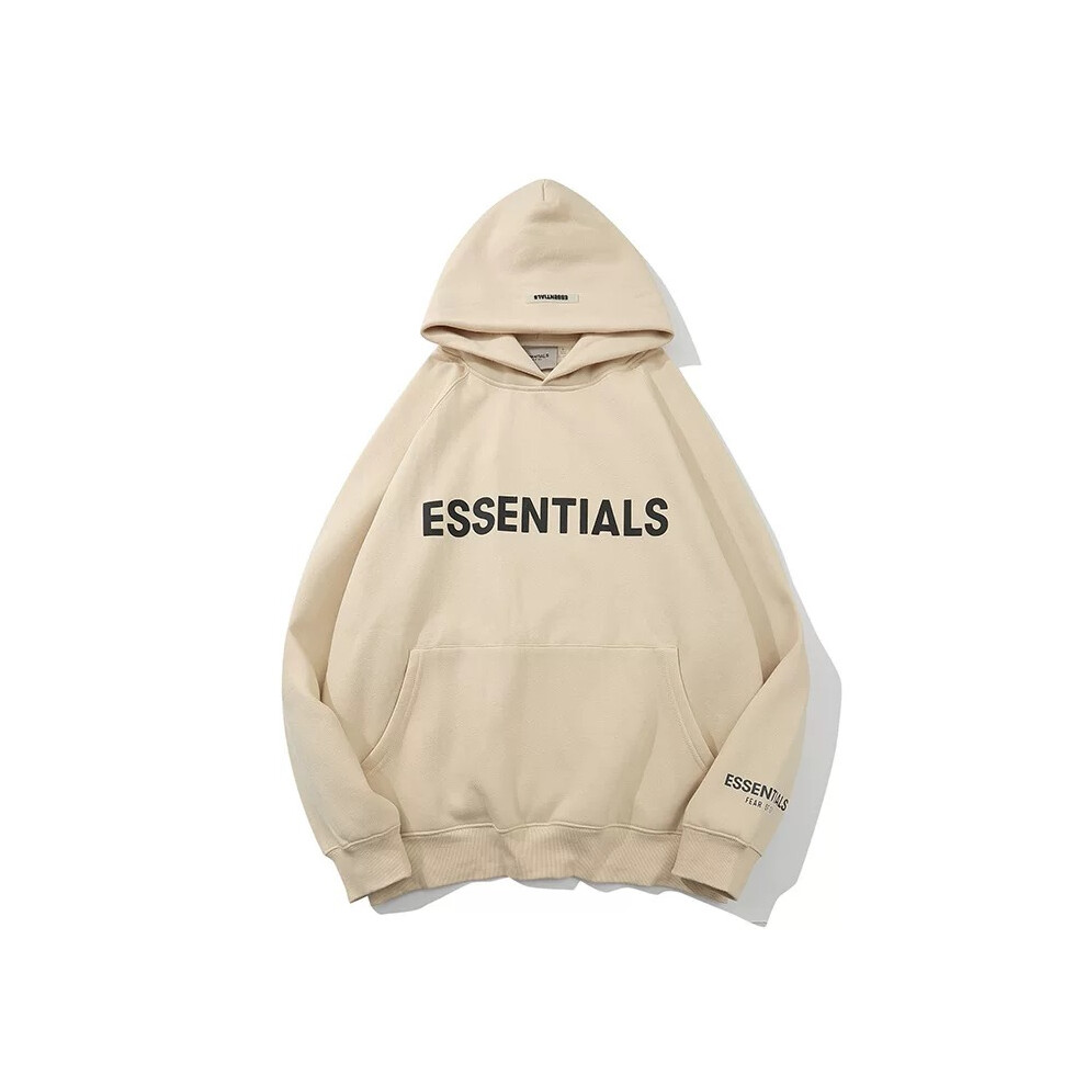 (Apricot color, M) Fear Of God Essentials Hoodie Fog Coat Sweater